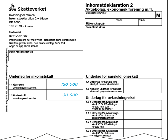 Skatteverket Deklaration Enskild Firma Kunskapsbank