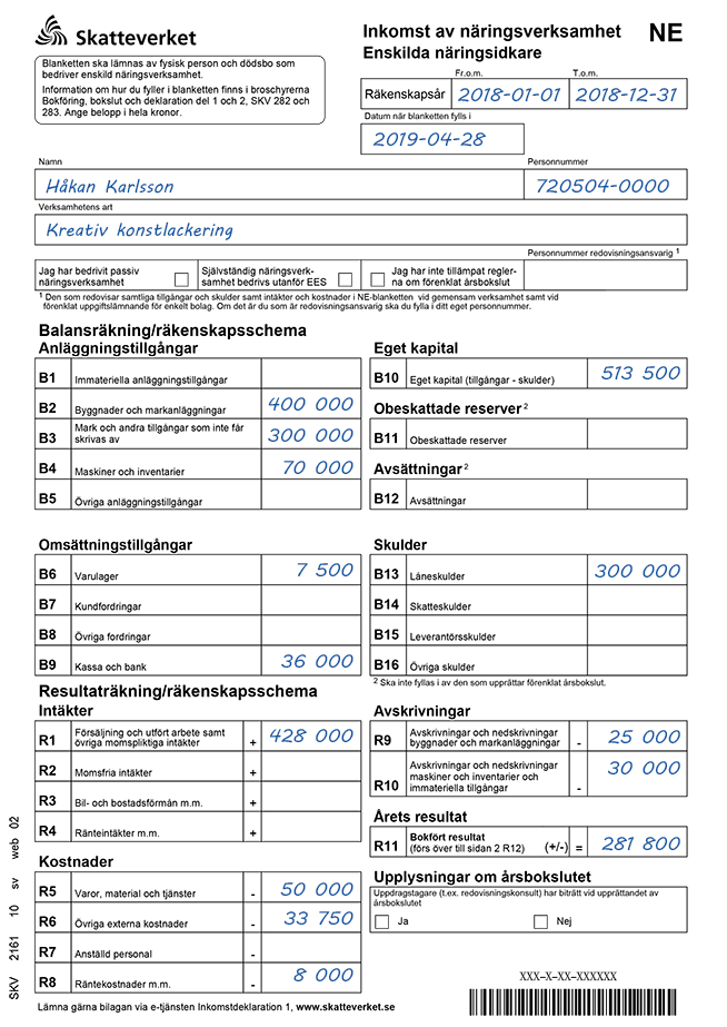 Skilsmässa blankett skatteverket