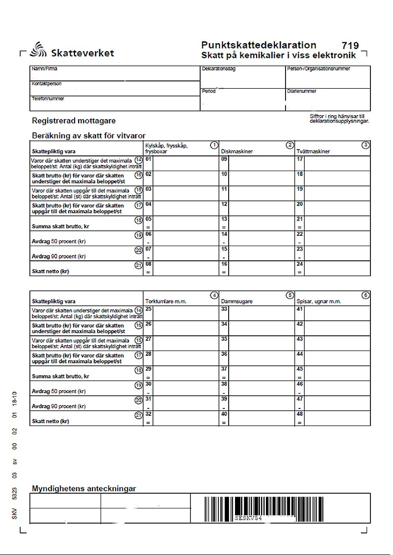 Hur Punktskattedeklaration Ska Fyllas I | Skatteverket